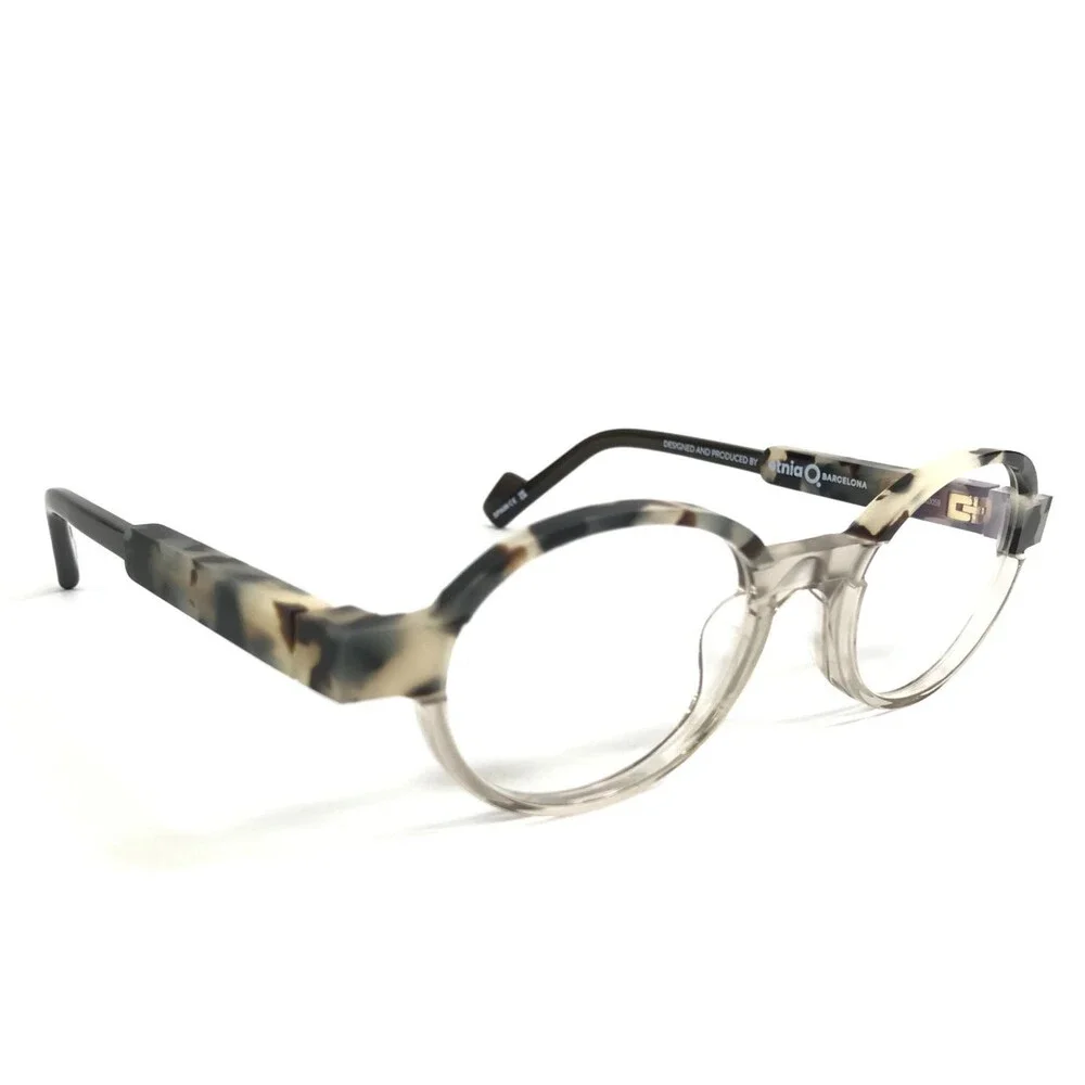 Etnia Barcelona Eyeglasses Frames CHROMA N43 WHCL White Clear Tortoise 48-20-140